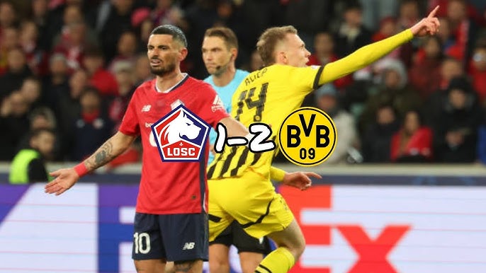 LOSC Lille 1-2 Dortmund (Champions League) 2025.03.12 Ngược dòng thành công