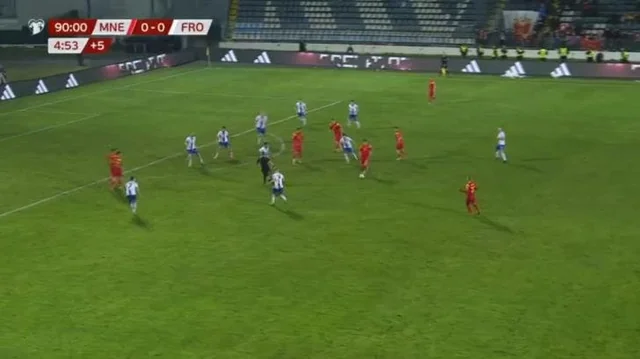 Montenegro 1-0 Faroe Islands (World Cup Qualifiers) 2025.03.25 All Goals