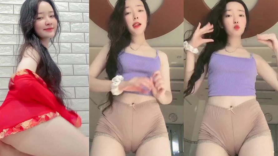 Clip em gái xinh mông to bướm múp háng rộng nhảy sexy khiêu gợi