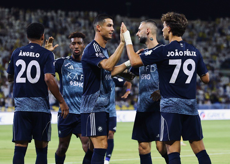 Al Taawoun 0-5 Al Nassr (Saudi Pro League) 2025.08.29 Felix nets hat-trick on debut