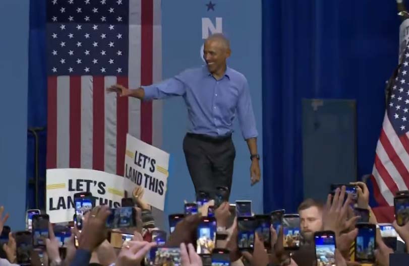 WATCH VIDEO Obama speaks at New Jersey rally for Mikie Sherrill