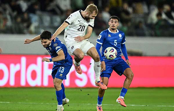 Cyprus 0-2 Austria Full Extended Highlights & Goals | WC 2026 Qualifiers Full Highlights 2025.11.15