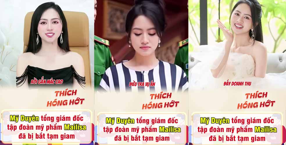 HOT CLIP Mỹ Duyên tổng giám đốc tập đoàn mỹ phẩm Mailisa đã bị gọi tên