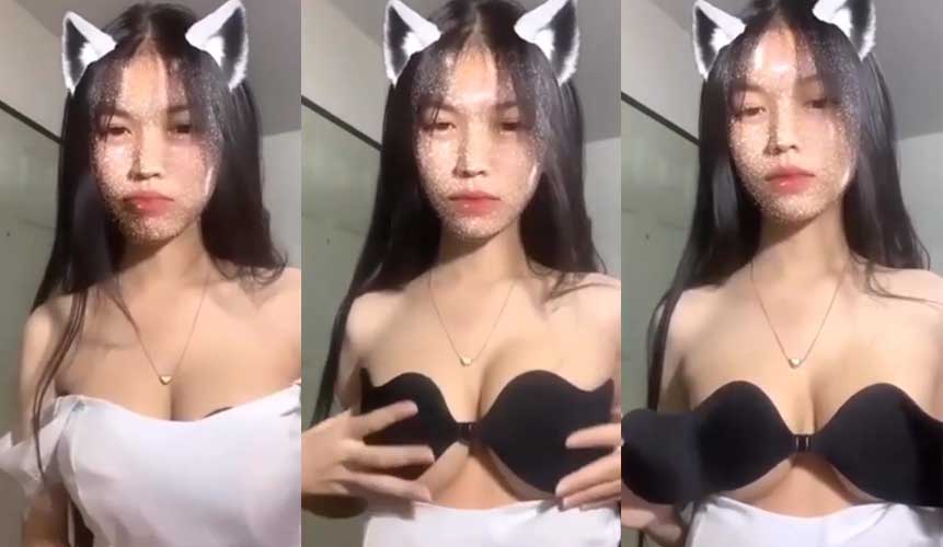 Clip iDol Thùy Trang 2k4 live show cởi áo khoe ngực to gợi cảm