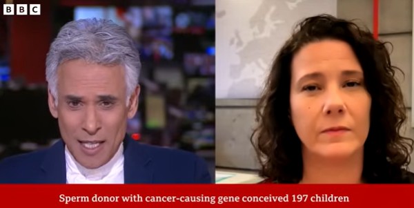 SHOCKING NEWS: A sperm donor carrying a gene mutation that causes cancer has fathered approximately 200 children in 14 countries