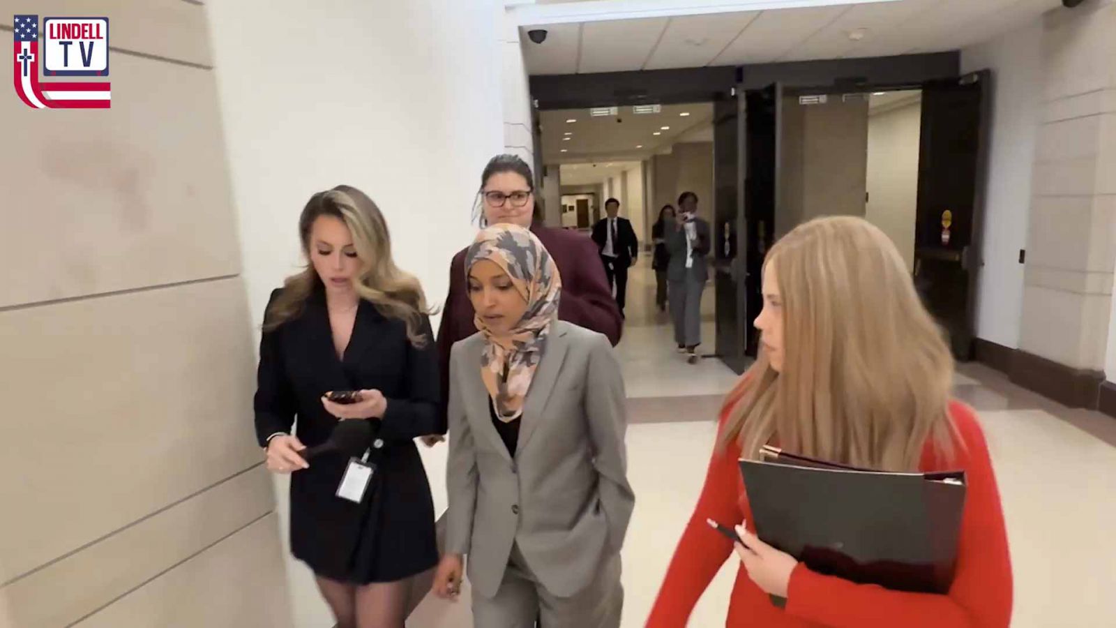 Ilhan Omar Confronted by Reporter Over Minnesota Fraud Claims