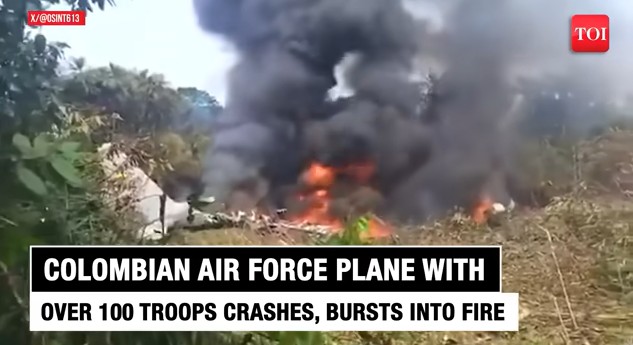 BREAKING Colombian Military C-130 Crash Kills 34 After Takeoff Explosions Rock Amazon Region