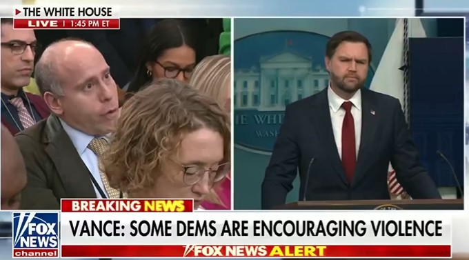JD Vance Defends ICE Officer Response During Heated Press Exchange