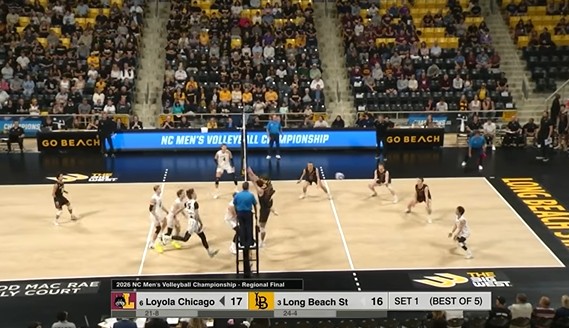 FULL REPLAY Long Beach State vs Loyola Chicago: 2026 NCAA men's volleyball quarterfinals