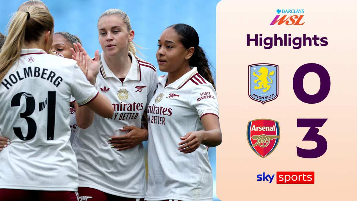 Aston Villa 0-3 Arsenal | Women's Super League Highlights | 2026.05.11