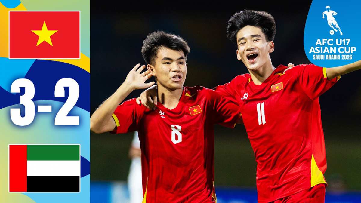 FULL HIGHLIGHT U17 Vietnam vs U17 United Arab Emirates | Highlights | AFC U17 Asian Cup | 2026.05.13 | Vietnam Edge Thriller To Go Top