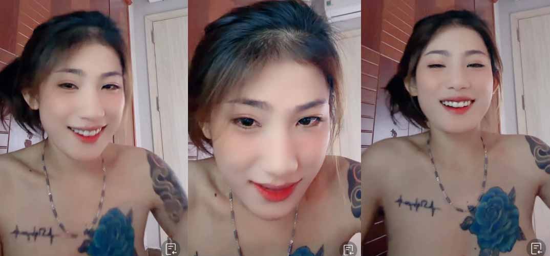 Clip hot girl Vietnamese idol Huynh Bao Tran tatoos sexy live stream