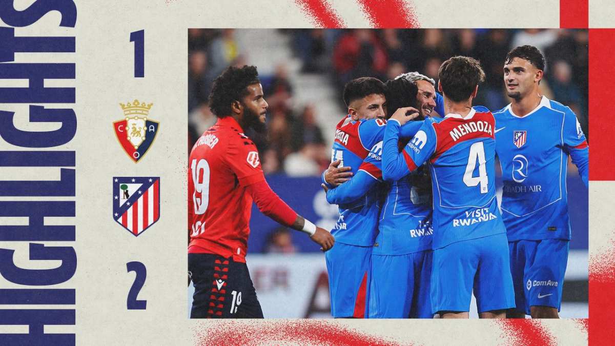 Osasuna 1-2 Atletico Madrid Full Highlights EXT | La Liga Highlights | 2026.05.12