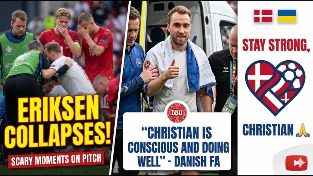 Denmark vs Ukraine | Friendly Match | 2026.06.07 | Christian Eriksen Collapses on Pitch