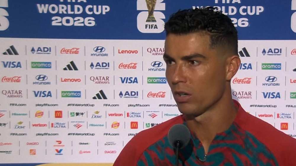 🔥 Post-Match Interview Reaction: Ronaldo Responds to Messi Pressure Question | Portugal 5–0 Uzbekistan | World Cup 2026 ⚽