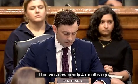Video Jon Ossoff Presses Hegseth on Iran Claims: "You Need to Answer the Question!"