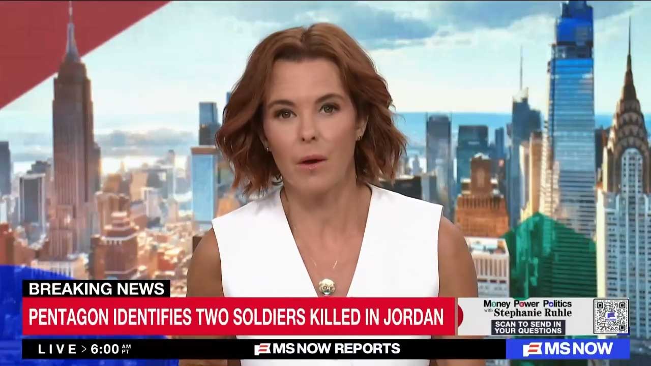 BREAKING VIDEO: Pentagon Identifies U.S. Soldiers Killed in Weekend Attacks in Jordan