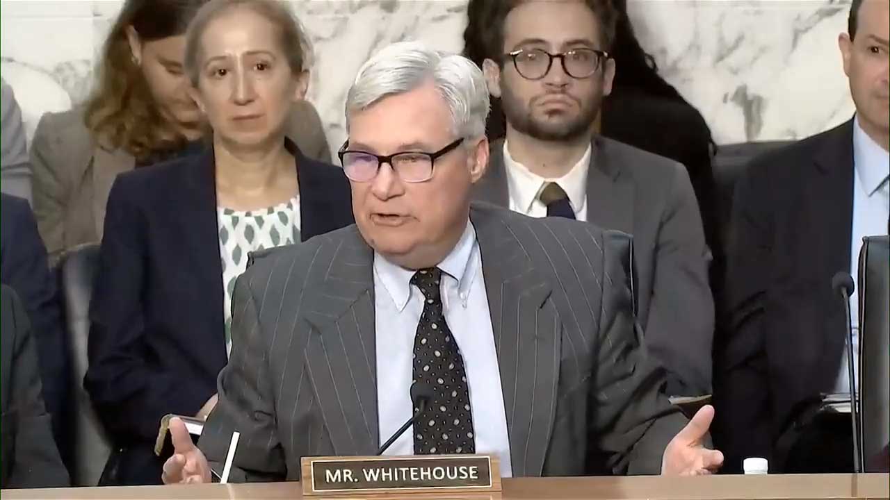 Sen. Sheldon Whitehouse Questions DOJ Accountability During Heated Hearing
