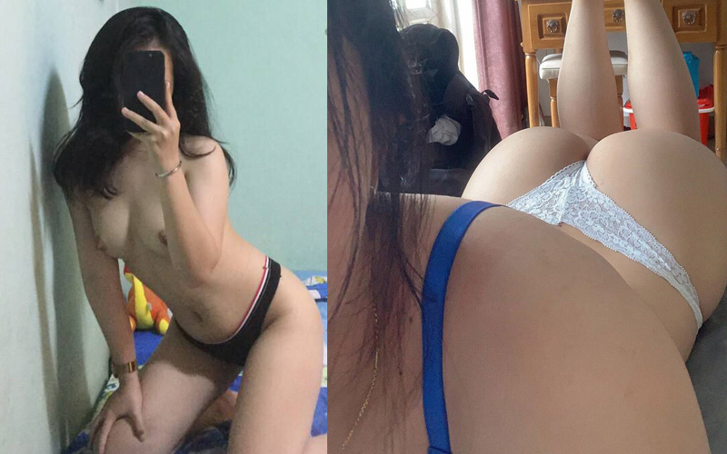 Bộ ảnh em gái xinh ở nhà một mình chụp ảnh sexy tự sướng khỏa thân