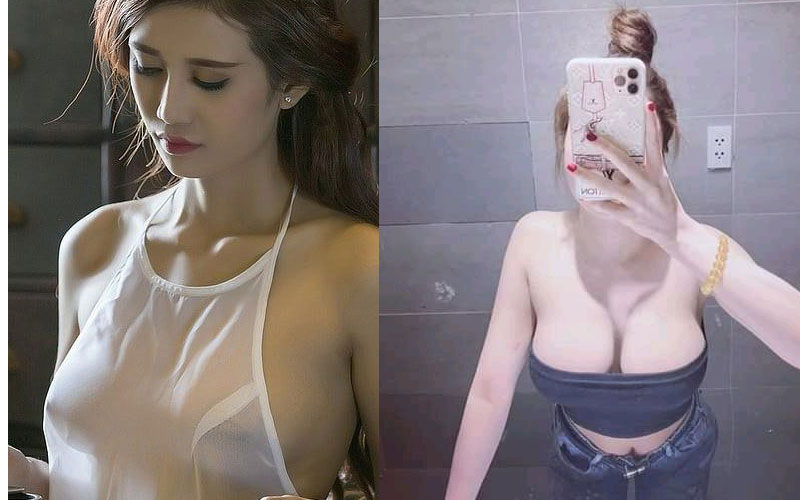 Ảnh gái xinh Ngực Khủng Thả Rông Lộ Núm gợi cảm