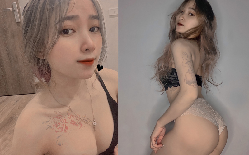 Ảnh Gái Xinh Cute Việt Nam Lọt Khe Show Hàng Lộ Núm