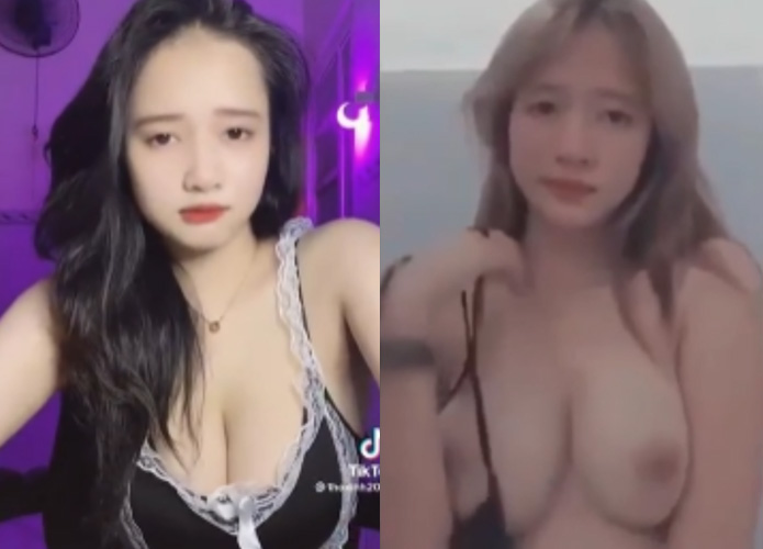 Clip Bigo bé Thỏ live Khoe Vếu Khủng Lộ Núm vú