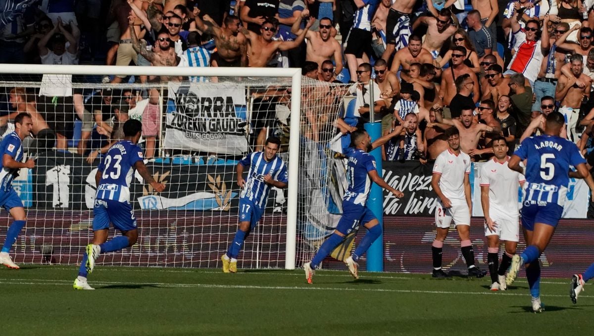 Alaves 4:3 Sevilla (La Liga) 2023.08.21 Highlights