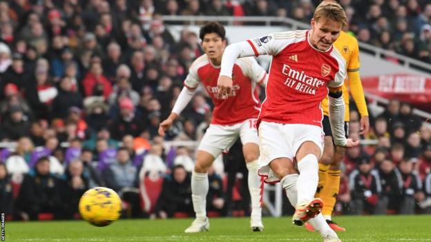 Arsenal 2-1 Wolves (Premier League) 2023.12.02 Thắng Vật Vã
