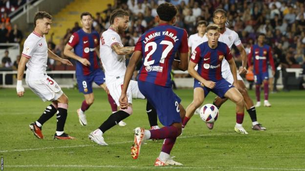 Barcelona 1:0 Sevilla (La Liga) 2023.09.29 Goals Highlights