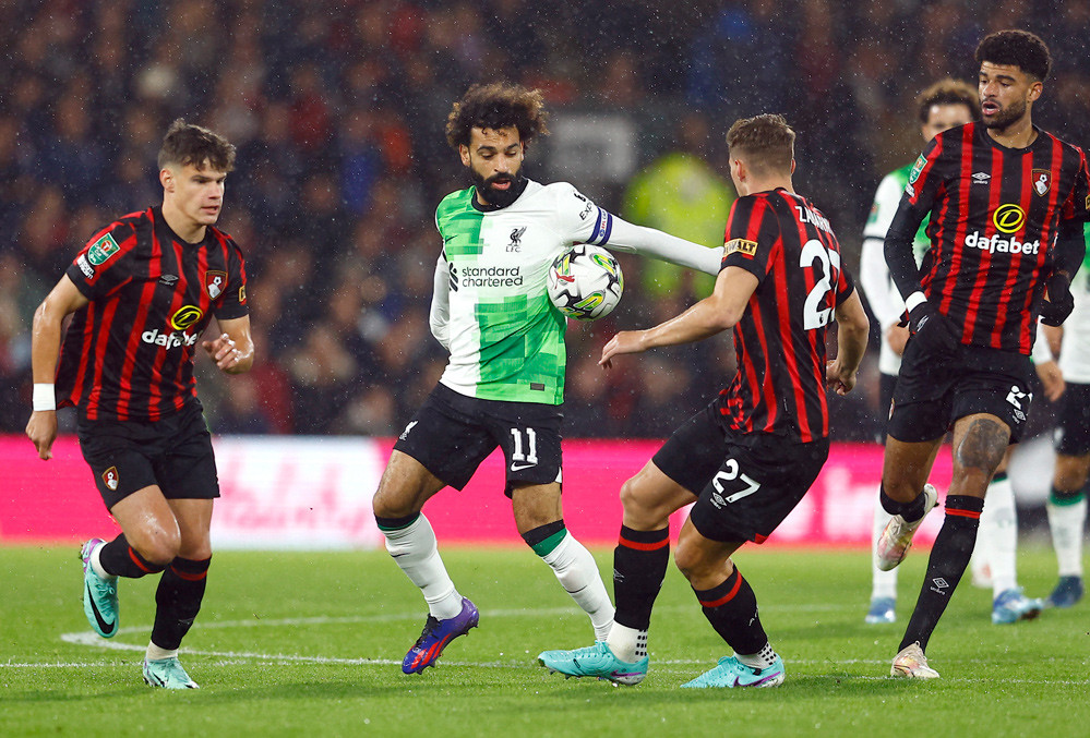 Bournemouth 1:2 Liverpool (EFL Carabao Cup) 2023.11.01 Nunez stunner fires Reds into last 8