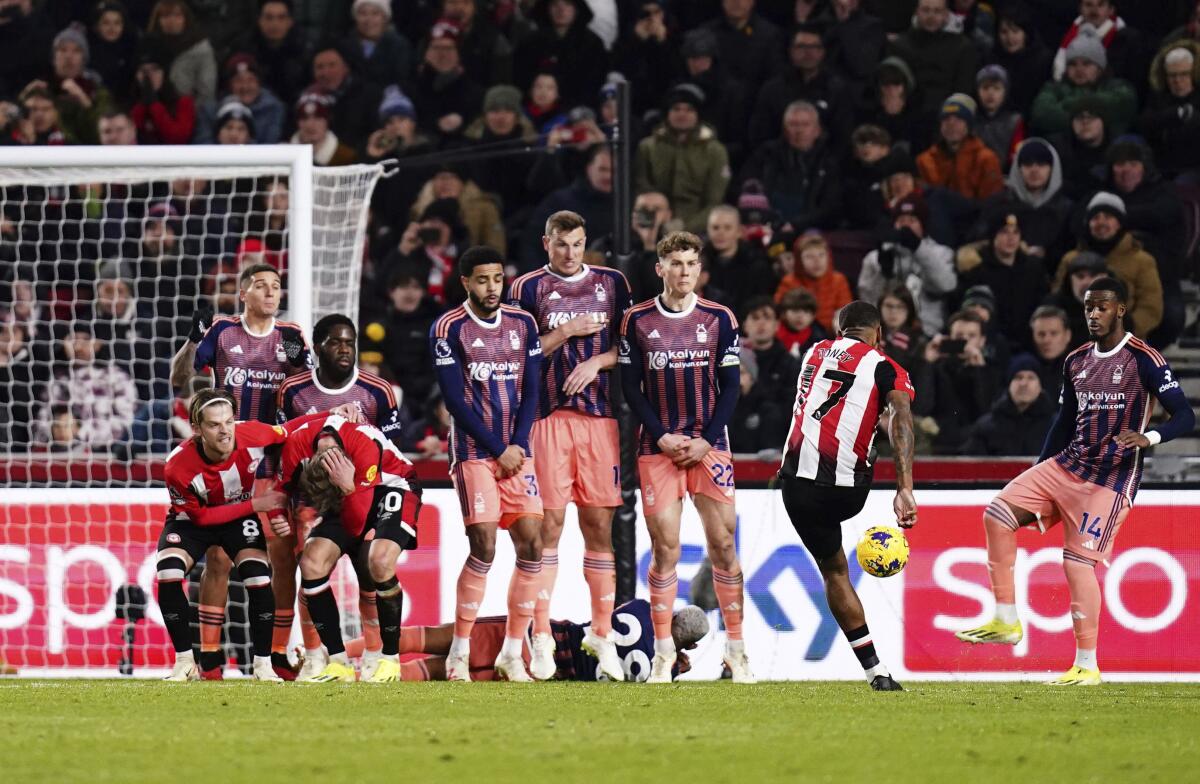 Brentford 3-2 Nottingham (Premier League) 2024.01.20 All Goals Highlights
