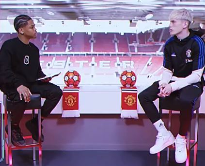 Clip ALEJANDRO GARNACHO talks about idol Cristiano Ronaldo