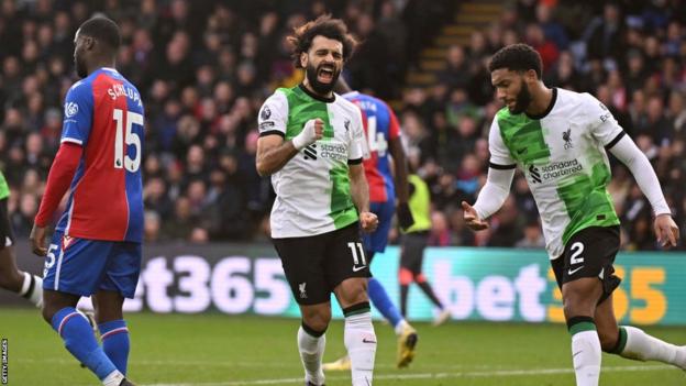 Crystal Palace 1:2 Liverpool (Premier League) 2023.12.09