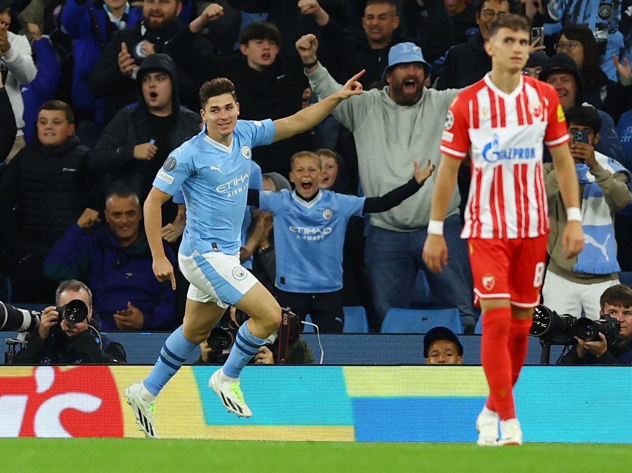 Man City 3:1 Crvena Zvezda (Champions League) 2023.09.19 Goals Highlights