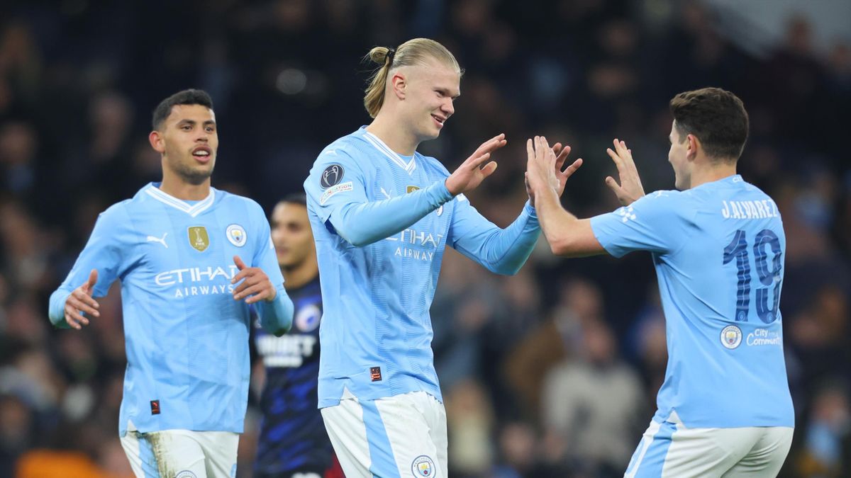 Manchester City 3-1 Copenhagen (Cup C1) 2024.03.06 Haaland tiếp tục nổ súng