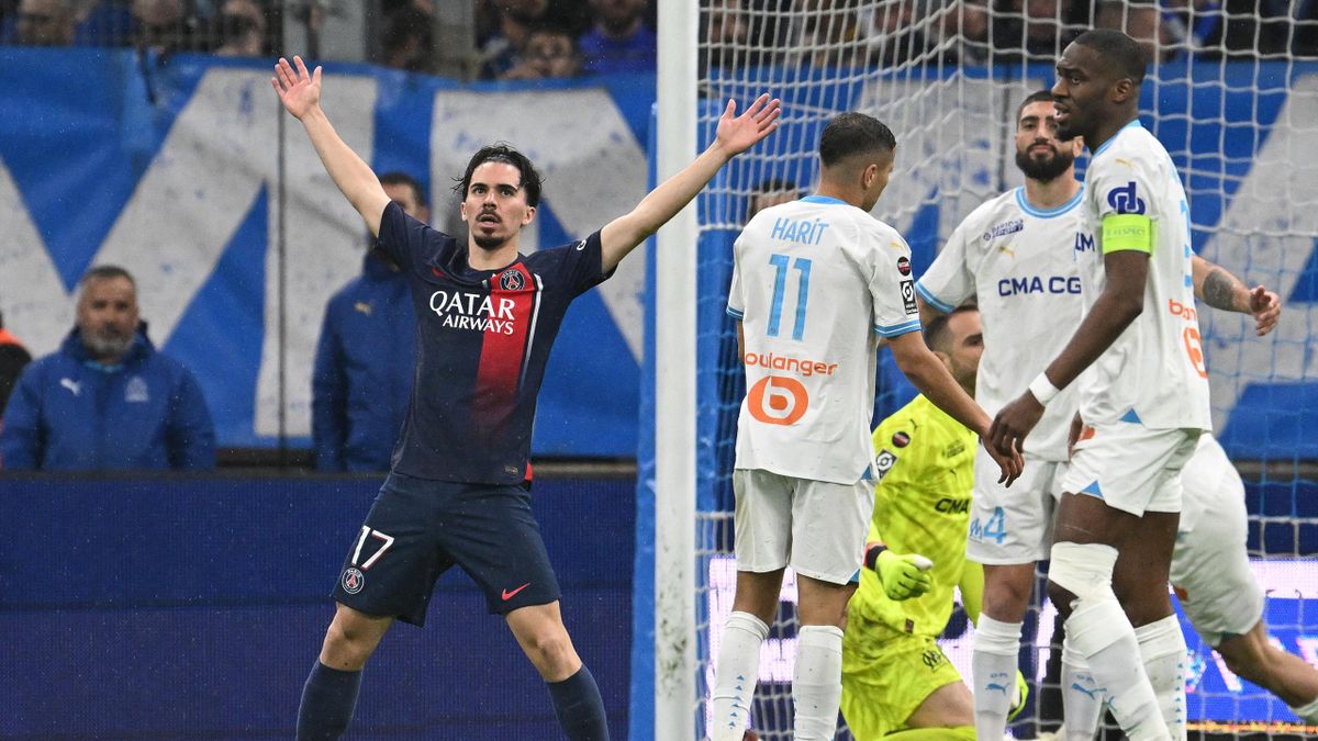 Marseille 0-2 PSG (Ligue 1) 2024.03.31 All Goals Highlights