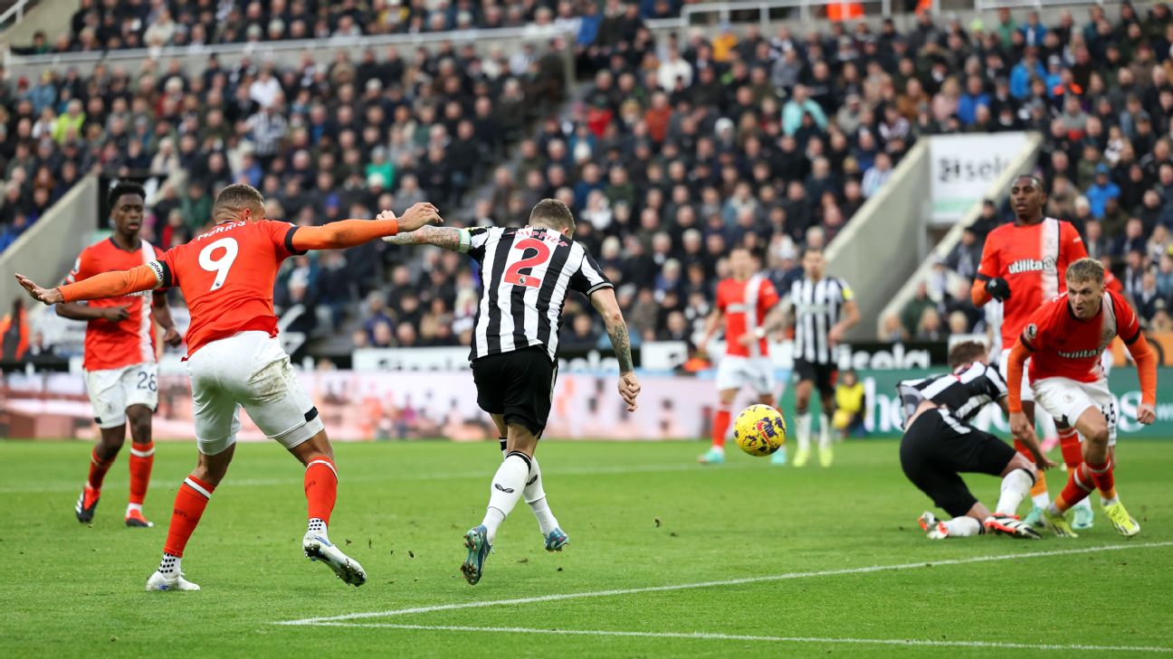 Newcastle 4-4 Luton (Premier League) 2024.02.03 All Goals Highlights