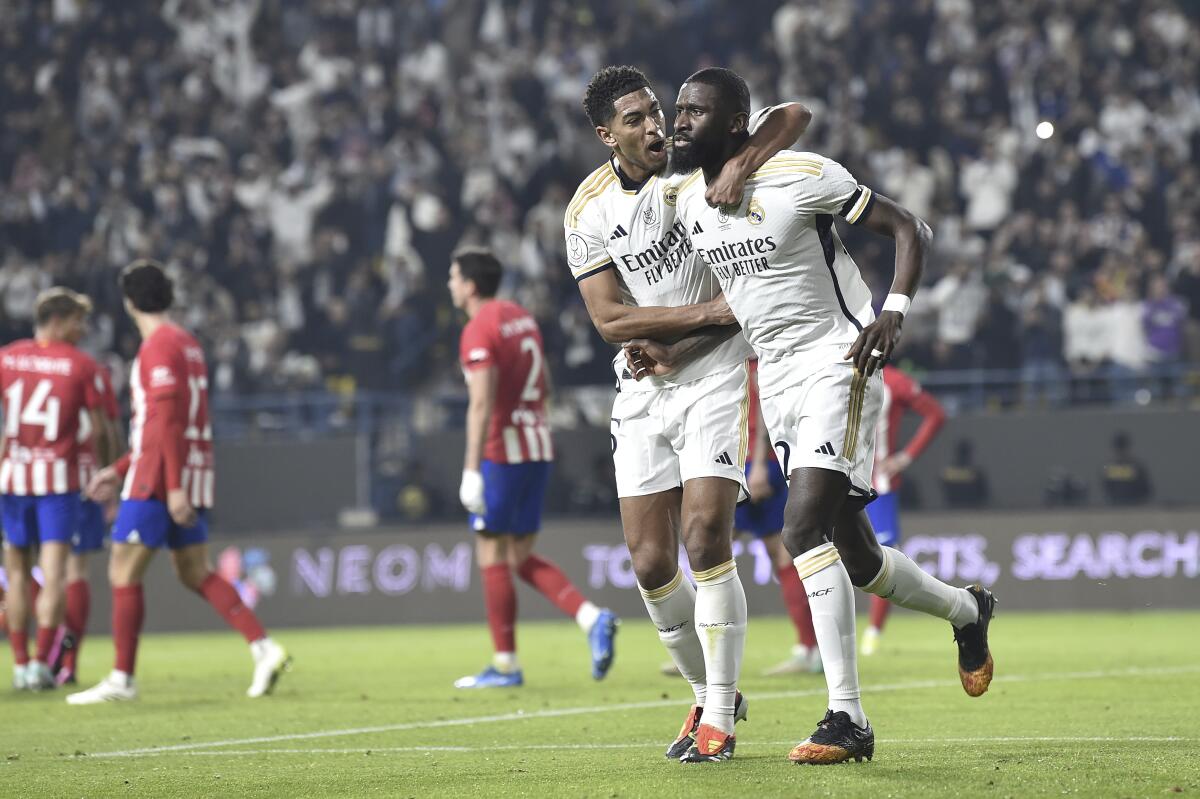 Real Madrid 5:3 Atletico Madrid (Super Cup) 2024.01.10 All Goals Highlights
