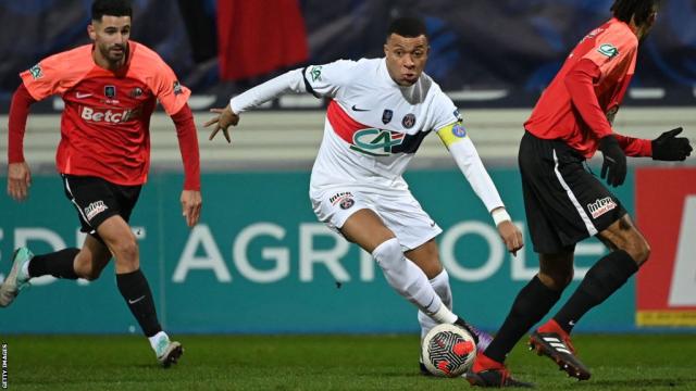 Revel 0:9 Paris SG (French Cup) 2024.01.07 Mbappe Hat-trick