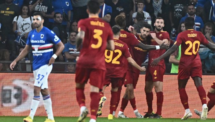 Sampdoria 0-1 AS Roma 2022.10.17 (Serie A)