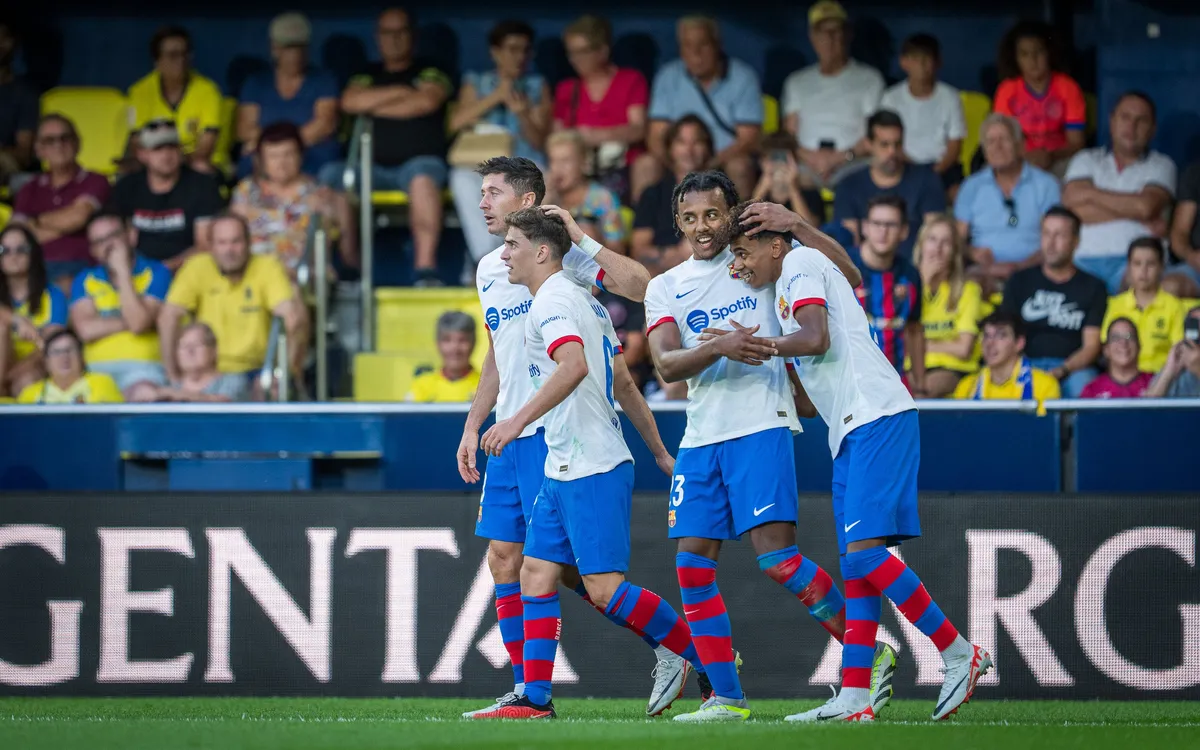 Villarreal 3:4 Barcelona (La Liga) 2023.08.27 Goals Highlights