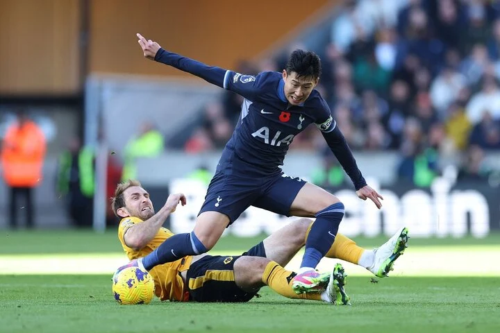 Wolverhampton 2:1 Tottenham (Premier League) 2023.11.11 Son Mờ Nhạt