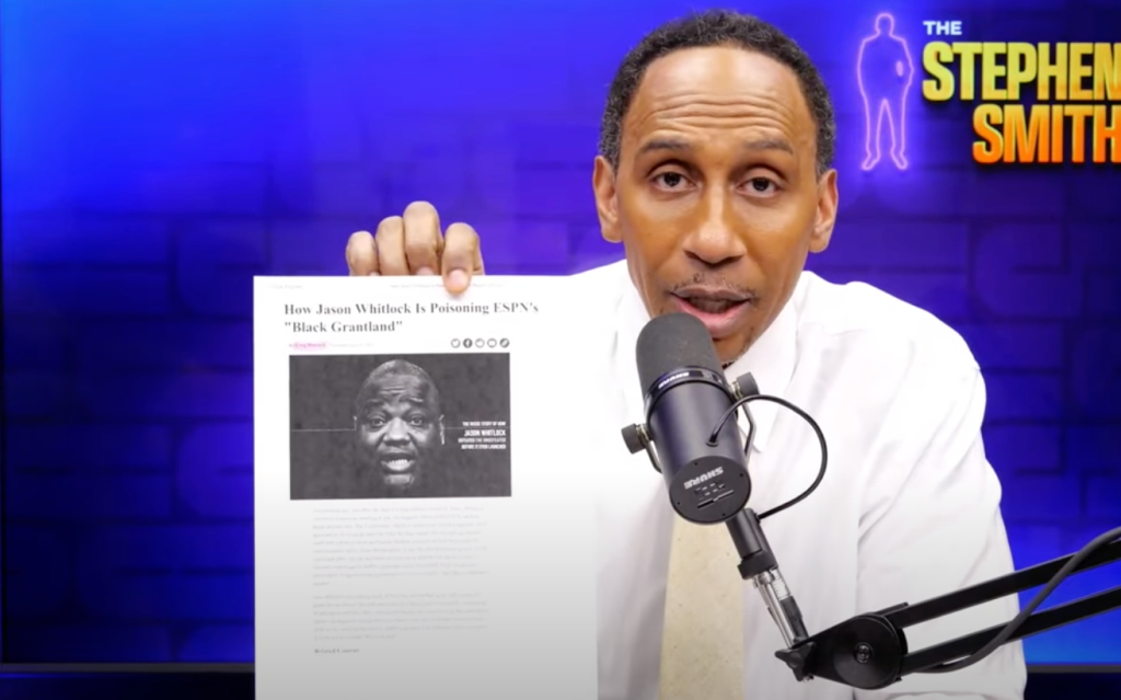 VIDEO Stephen A. Smith eviscerates Jason Whitlock to escalate bitter feud: ‘Fat piece of s–t’