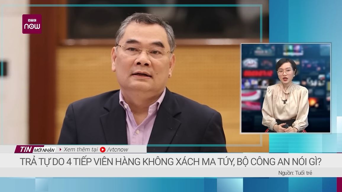 Clip Bộ Công An lên tiếng về việc 4 nữ tiếp viên vận chuyển ma túy được trả tự do