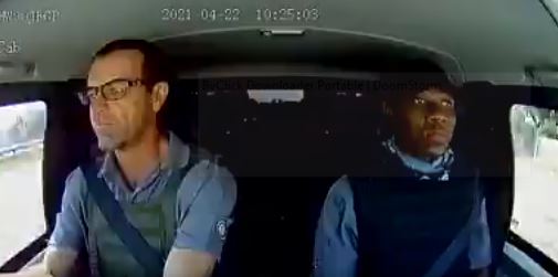 VIDEO CLIP Dodging a cash-in-transit robbery - This man has balls of steel