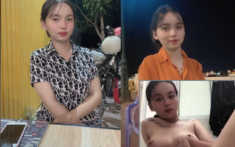 Clip em gái xinh miền Tây nhân viên nhà hàng lộ clip thu dam trong nhà tắm