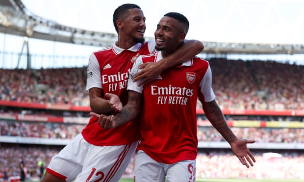 Arsenal 4-2 Leicester 2022.08.13 Full Goals Highlights