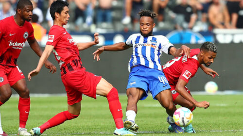 Hertha Berlin 1-1 Eintracht Frankfurt 2022.08.13 Full Goals Highlights